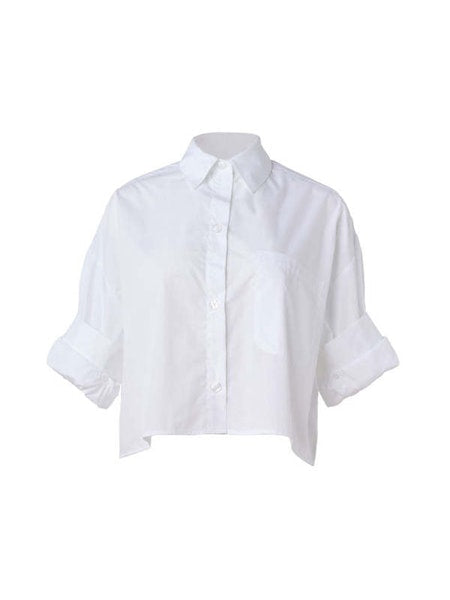 Next Ex Crop Shirt White