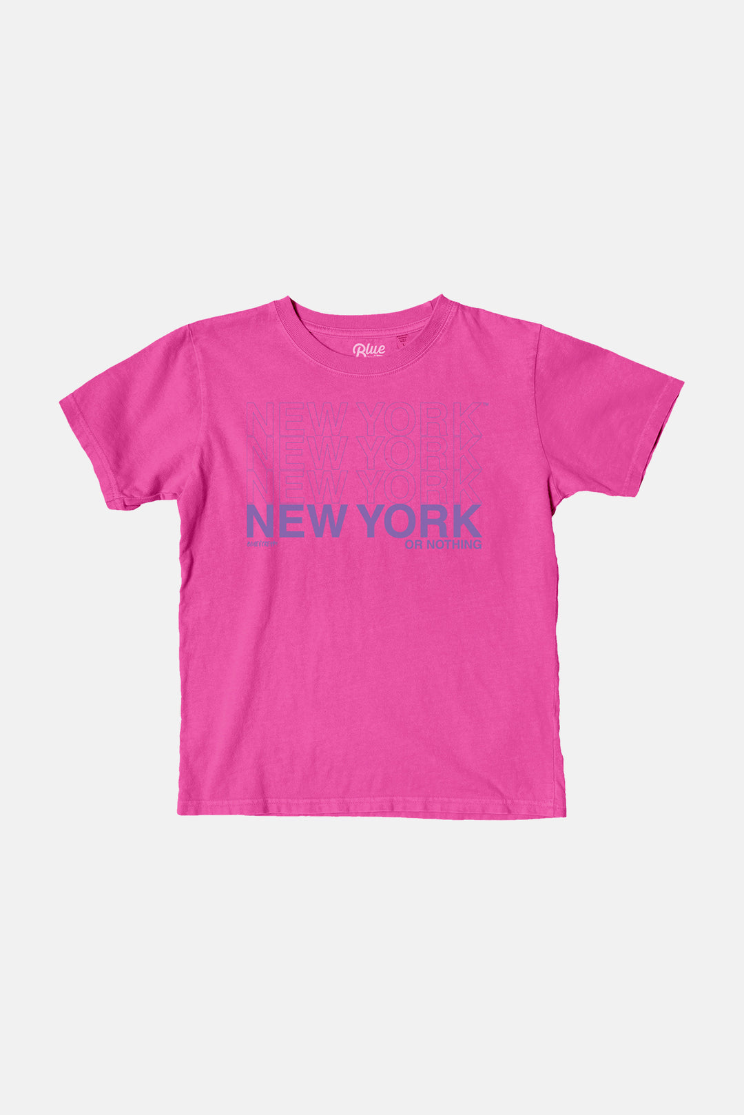 Kids New York or Nothing Tee Confetti/Purple