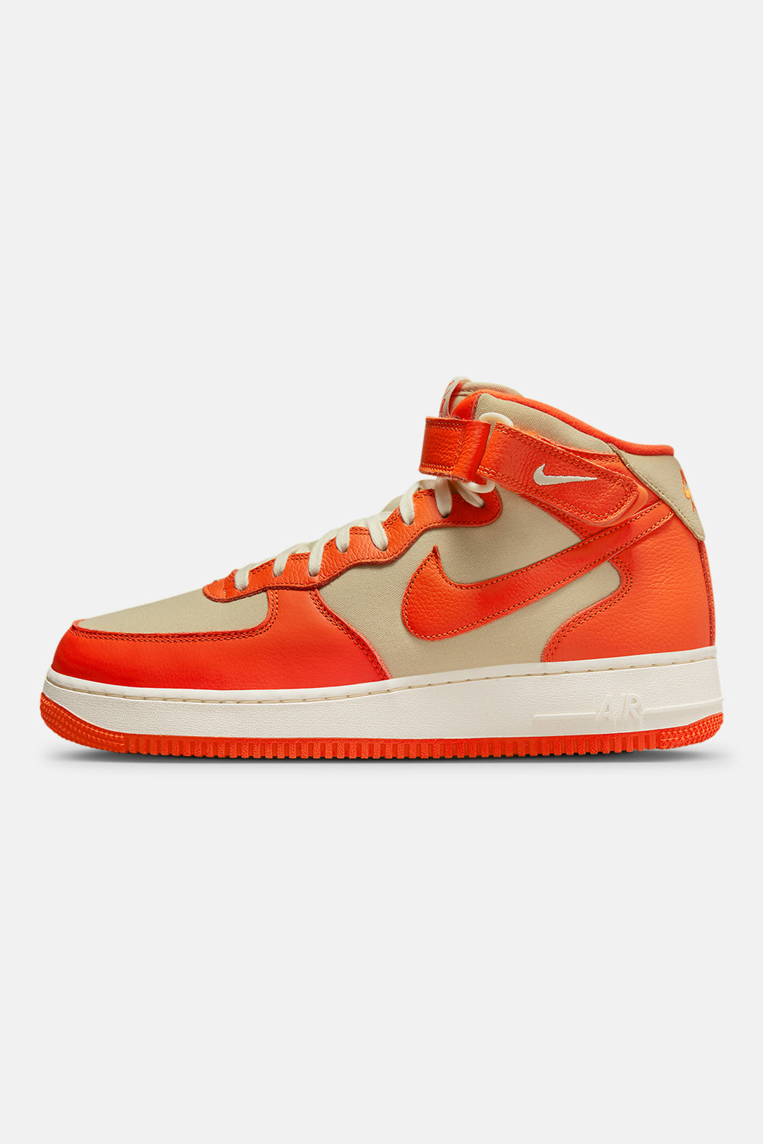 Men's Air Force 1 Mid Team Gold/Safety Orange