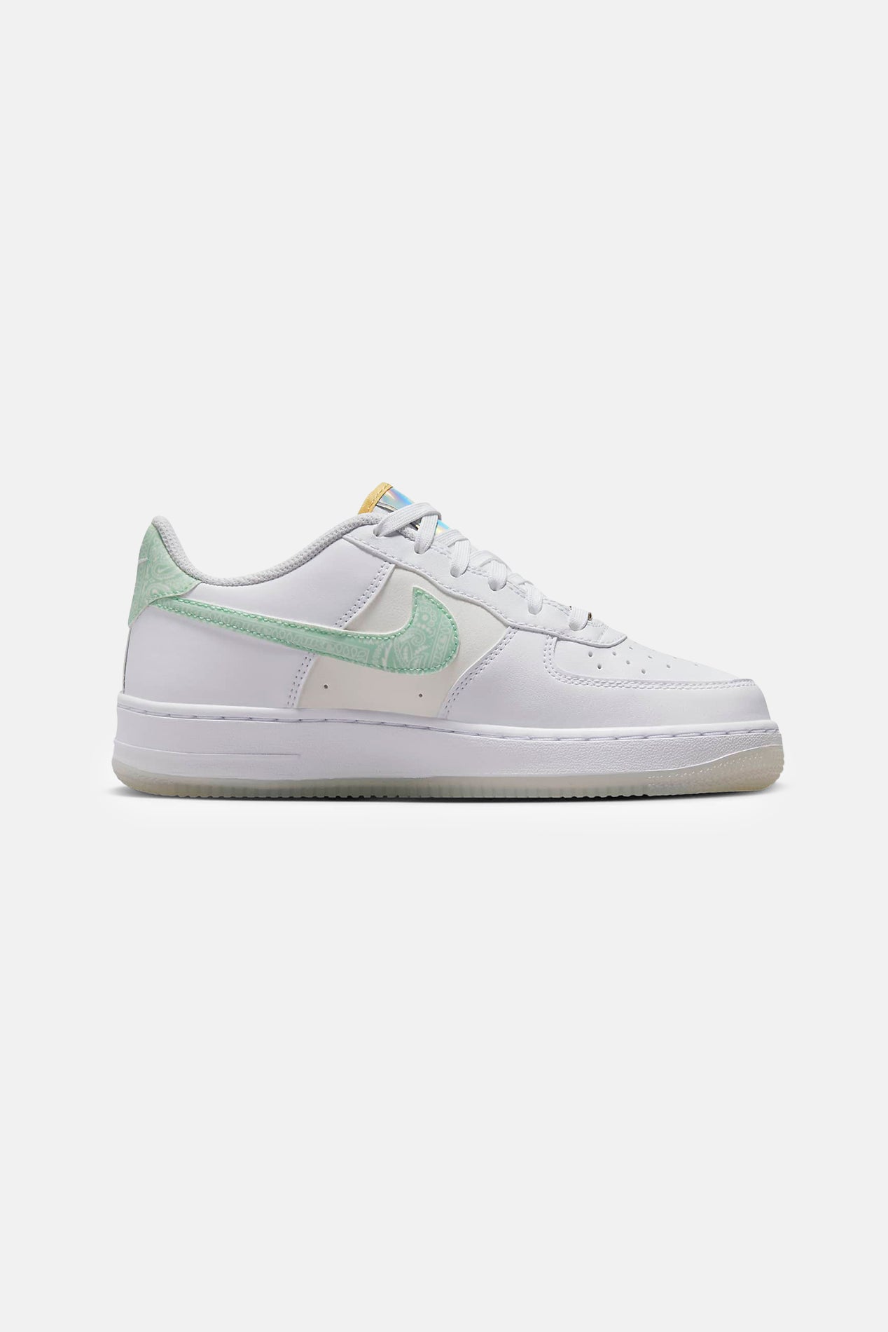 Kid s Air Force 1 LV8 Easter White Mint Foam blueandcream