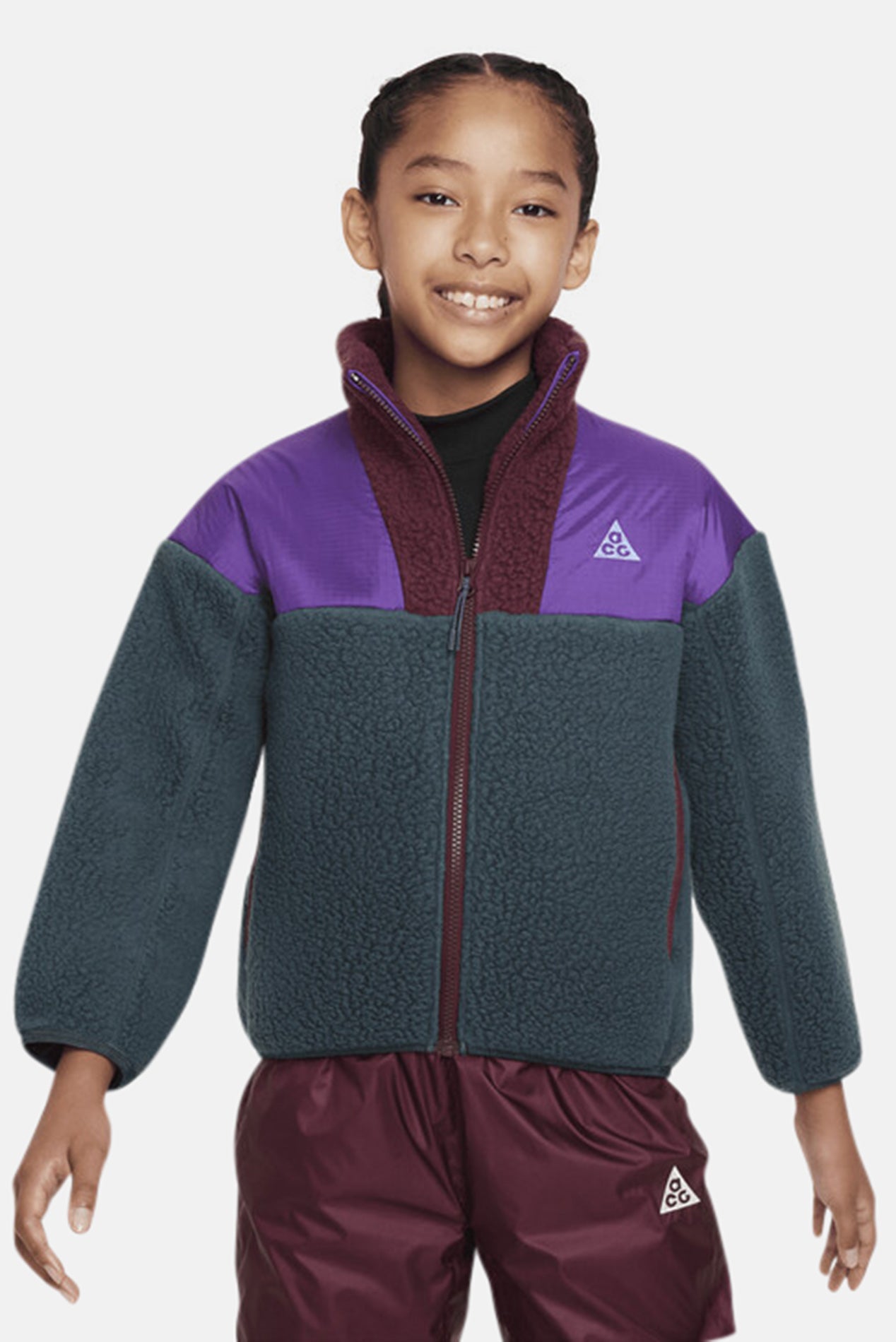 Nike ACG Big Kids' Loose Full-Zip Jacket Green – blueandcream