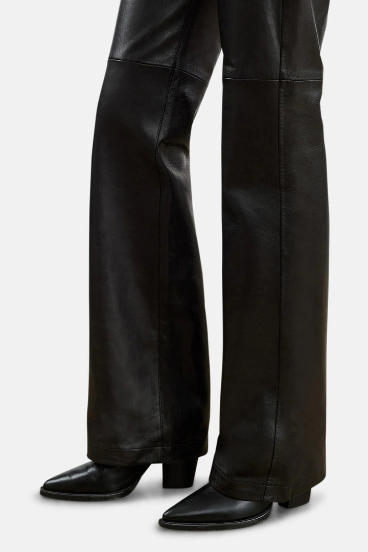 Joan Leather Pant Black