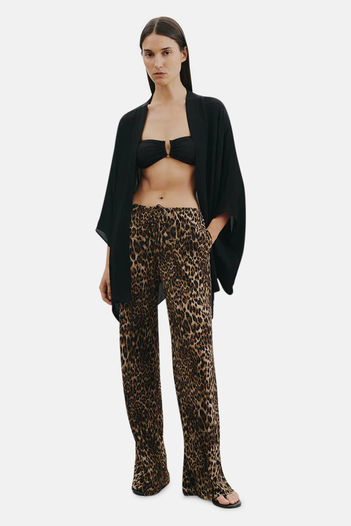 Adriel Pant Vintage Leopard Print