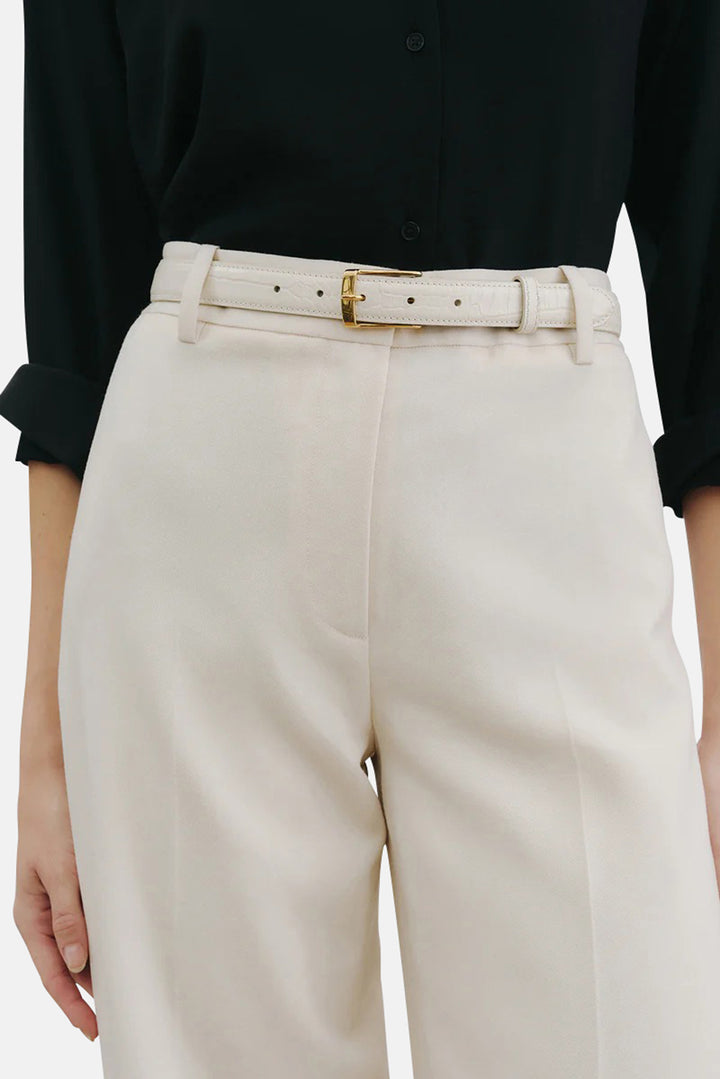 Dana Belt Ivory w/Gold Buckle
