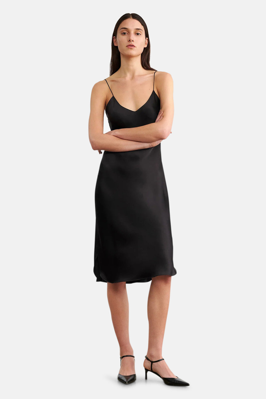 Nili Lotan Short Cami Dress in Black, S Nili Lotan Short Cami Dress in Black, S