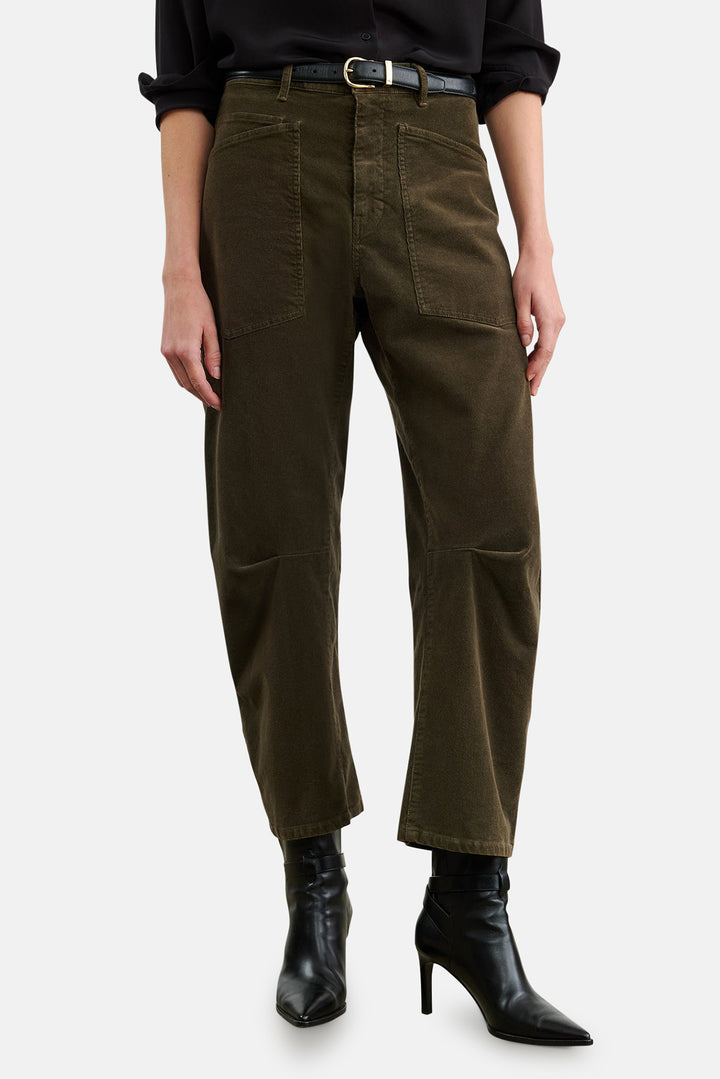 Shon Corduroy Pant Dark Umber