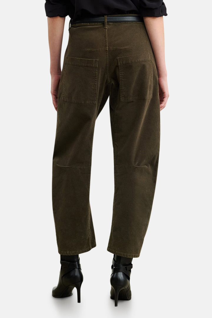 Shon Corduroy Pant Dark Umber