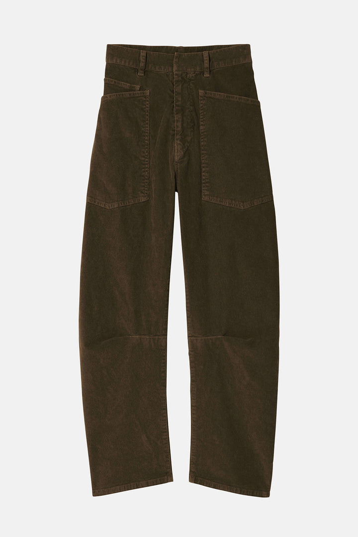 Shon Corduroy Pant Dark Umber