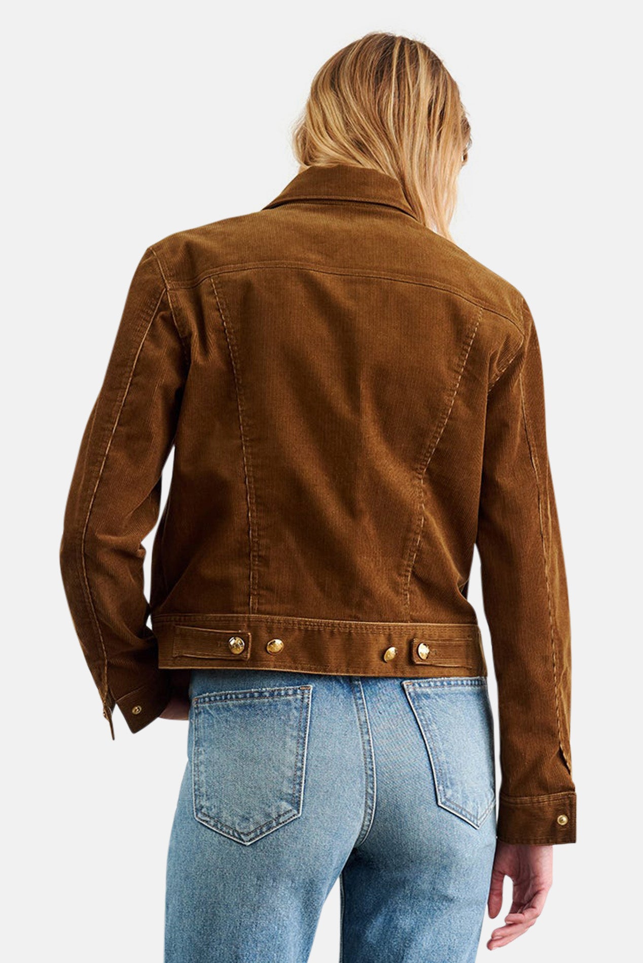 Nili Lotan Lizeth Corduroy Jacket Camel – blueandcream