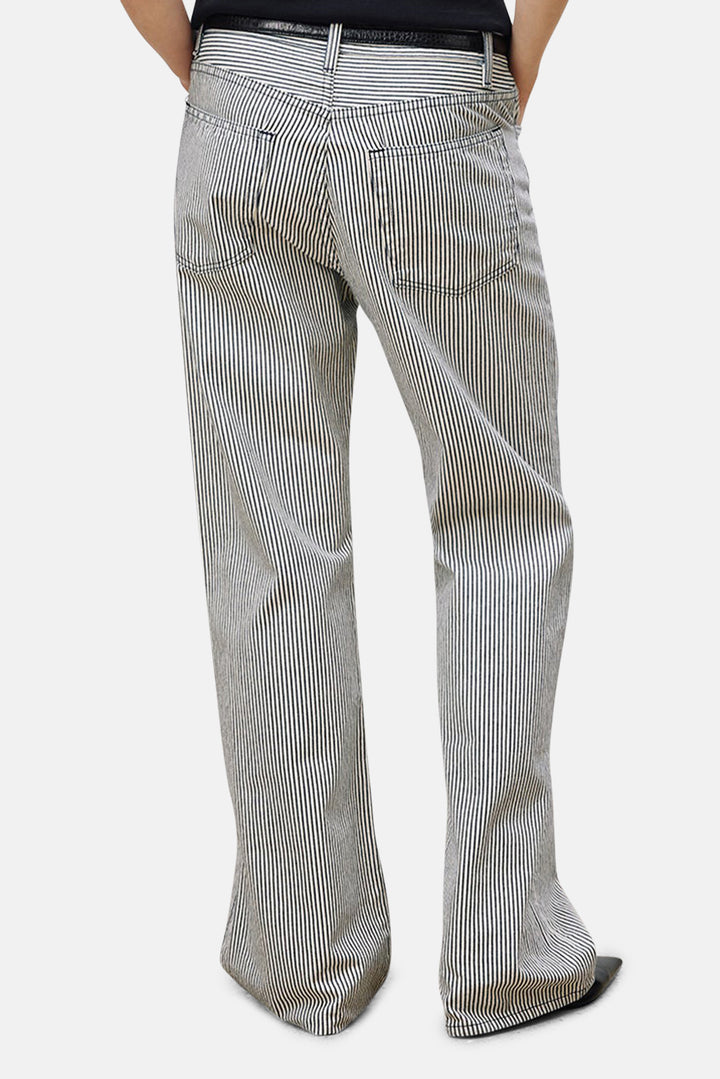 Mitchell Jean White/Indigo Hickory Stripe