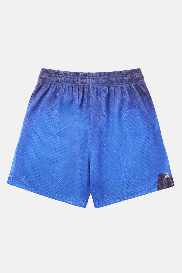 NY Skyline Mesh Short Navy/Blue