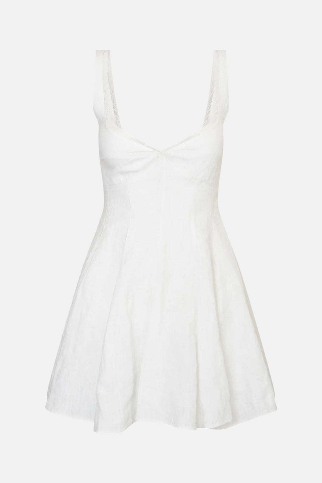Nabi Linen Mini Dress White