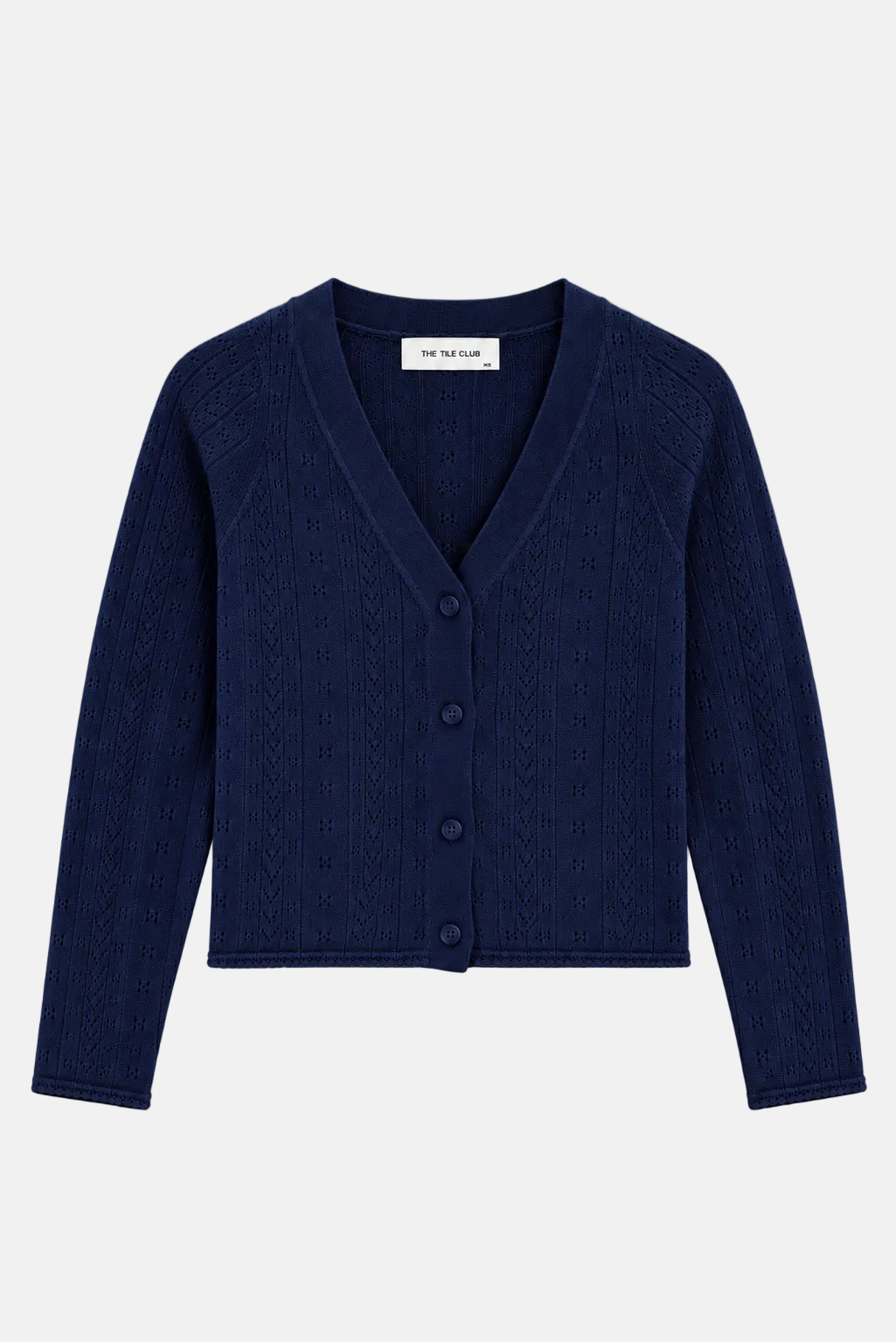 Claire Pointelle Cardigan Navy
