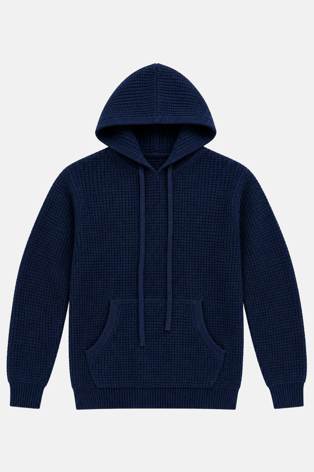 Montecito Waffle Pullover Hoodie Navy