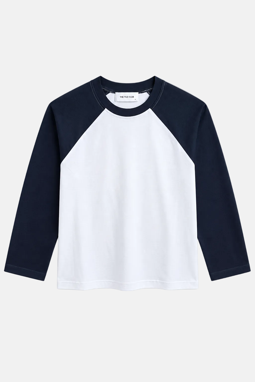 Babe Baseball Tee White/Navy