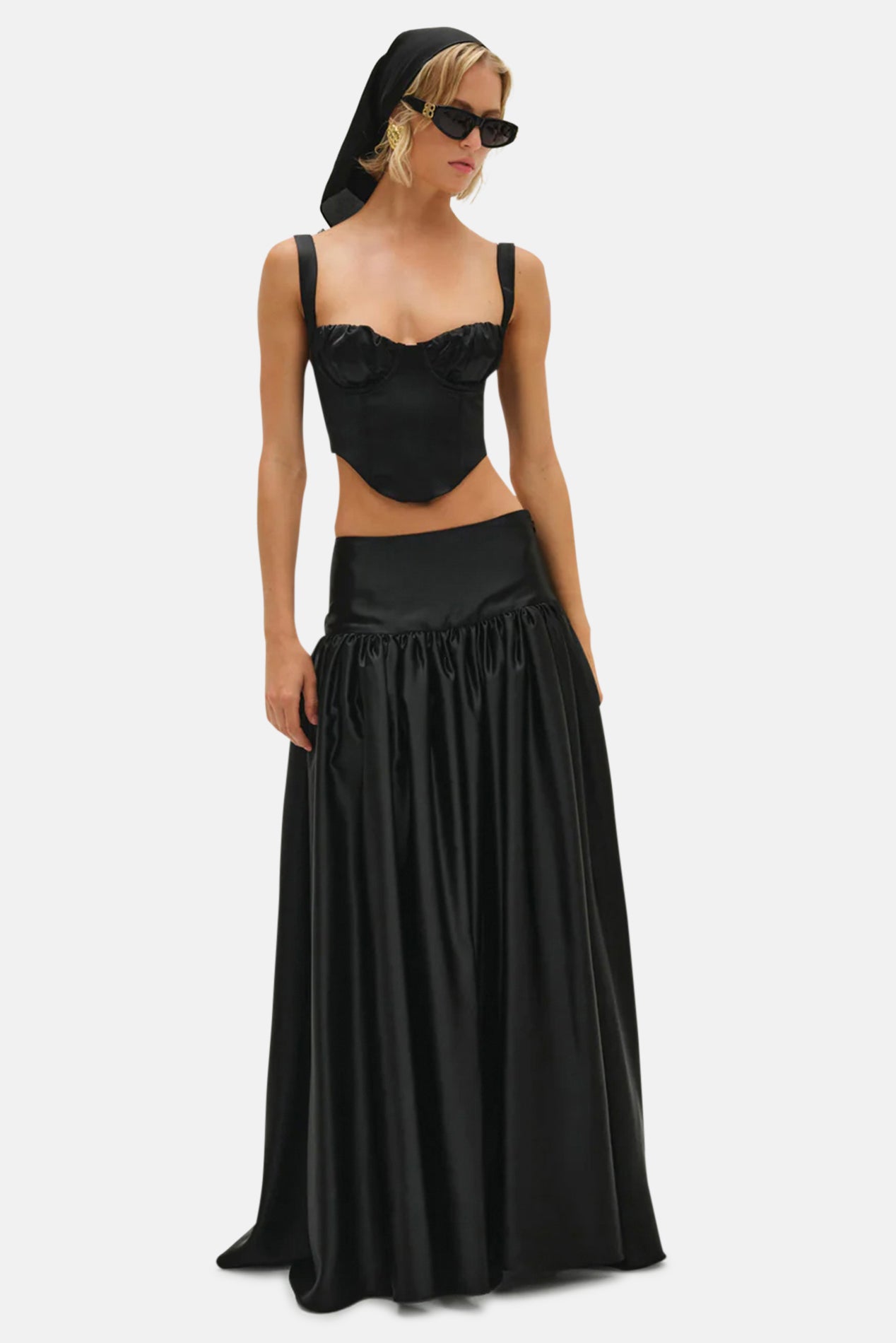 For Love & Lemons Nelly Corset Top Black – blueandcream