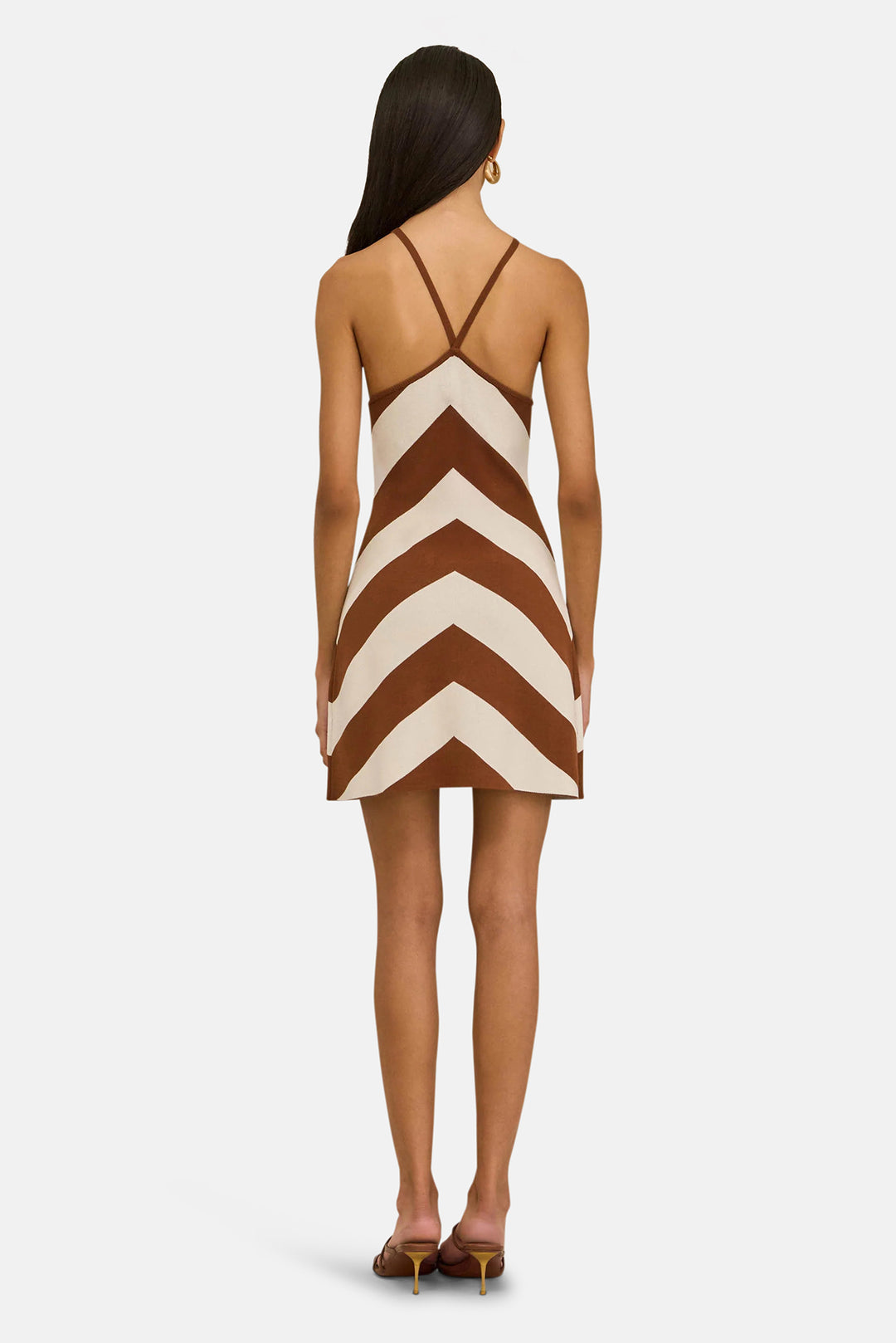 Nelson Dress Large Saddle Stripe