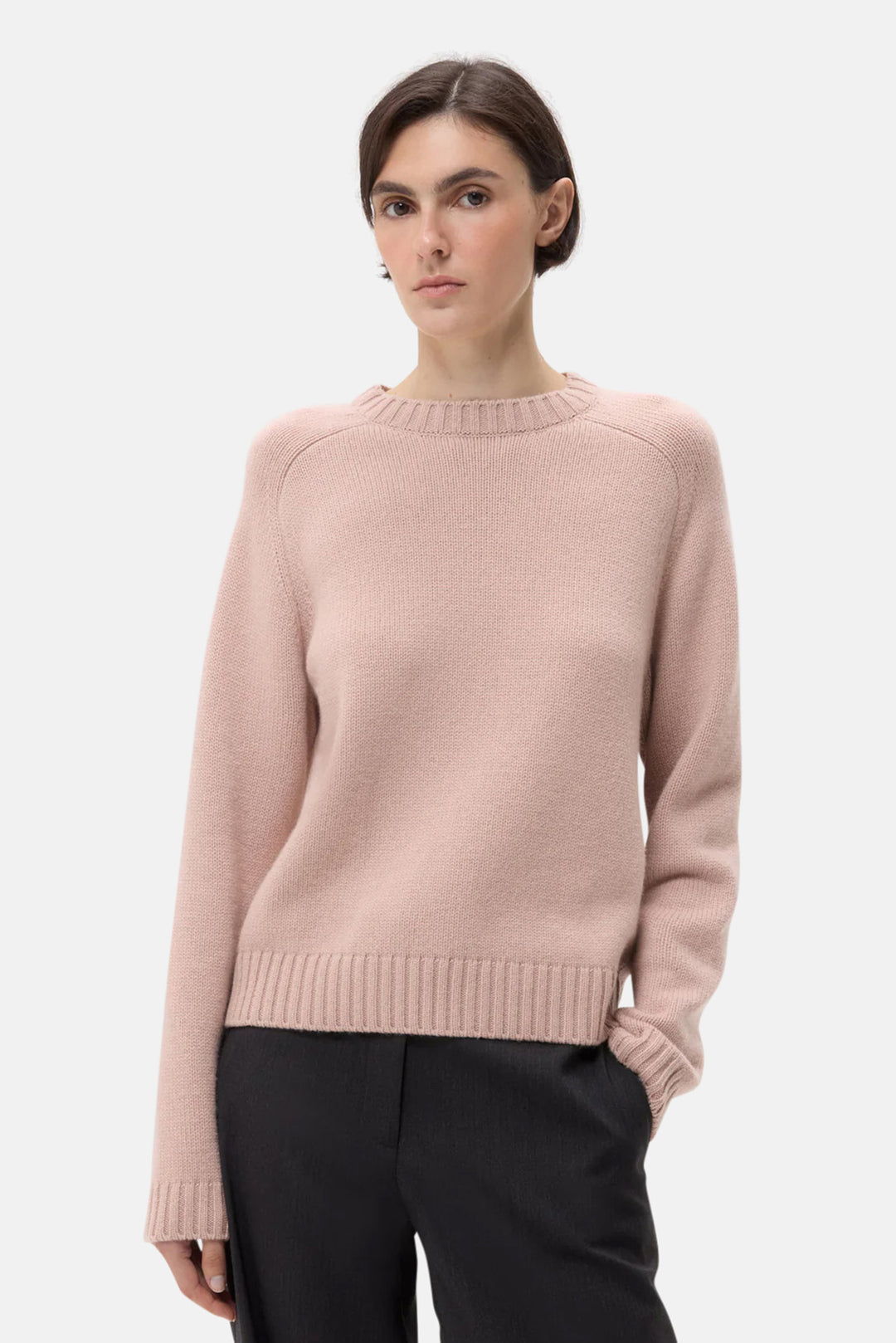 New Jill Cashmere Crewneck Blush