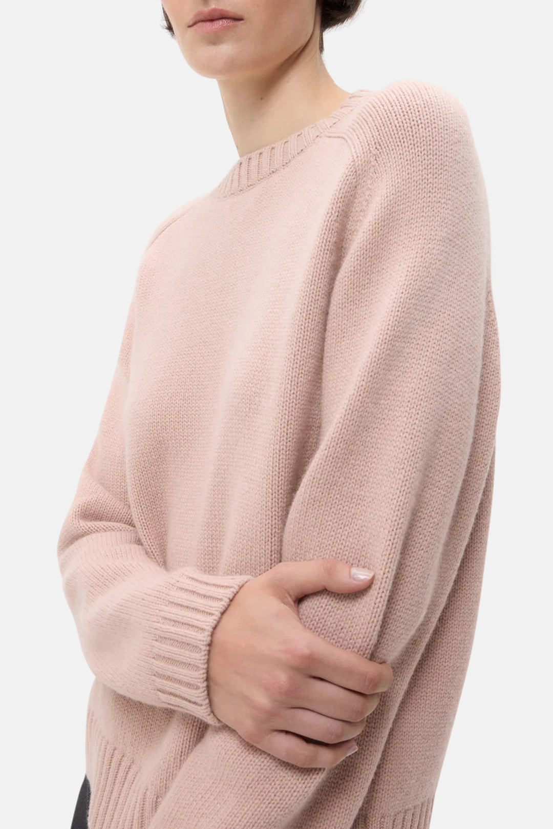 New Jill Cashmere Crewneck Blush