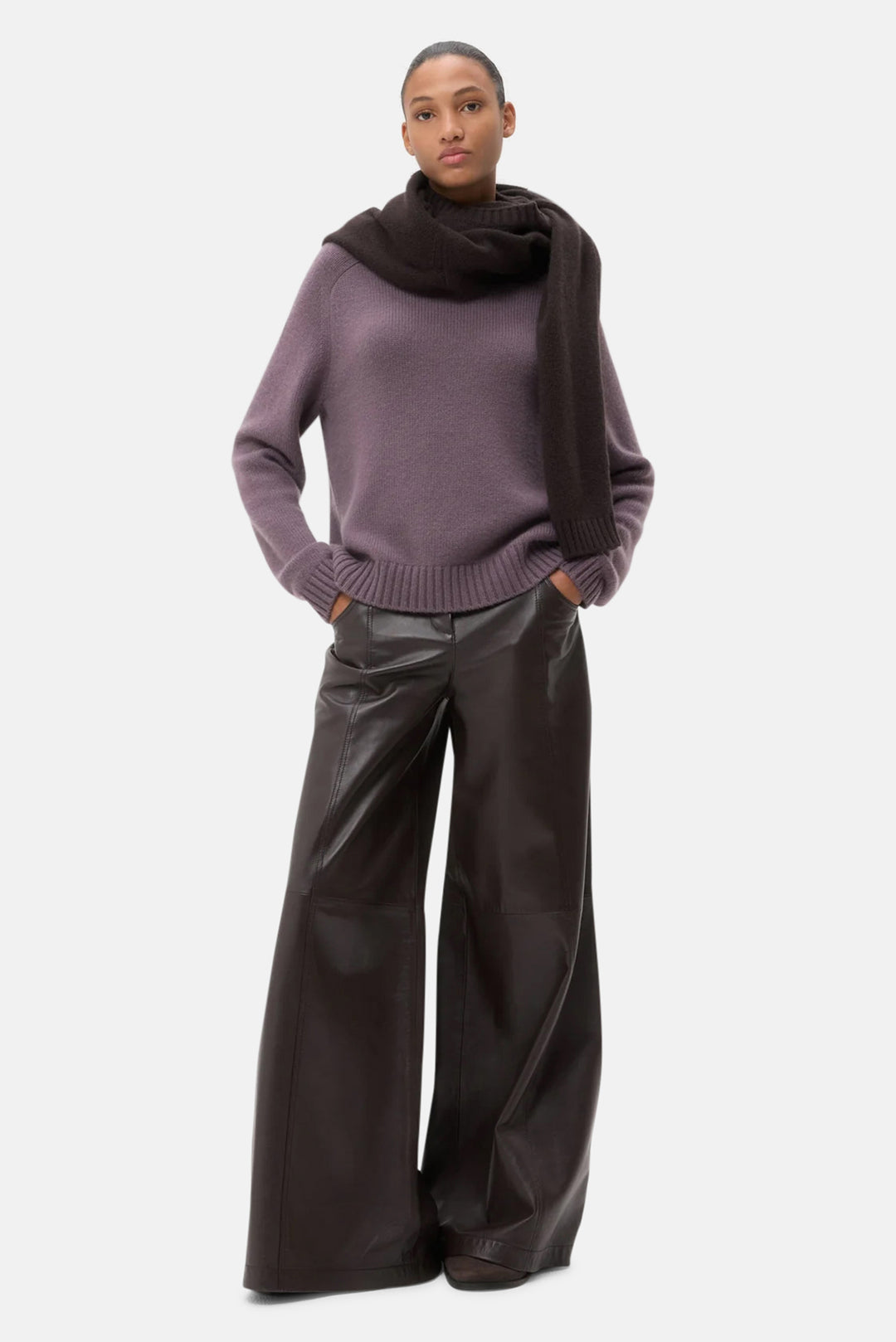 New Jill Crewneck Smoked Lavender
