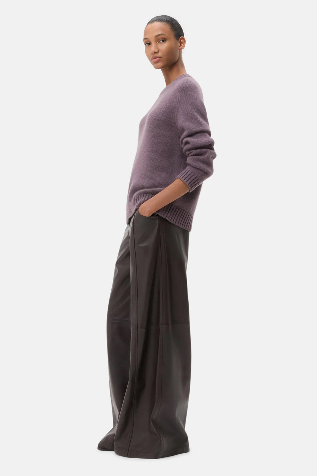 New Jill Crewneck Smoked Lavender