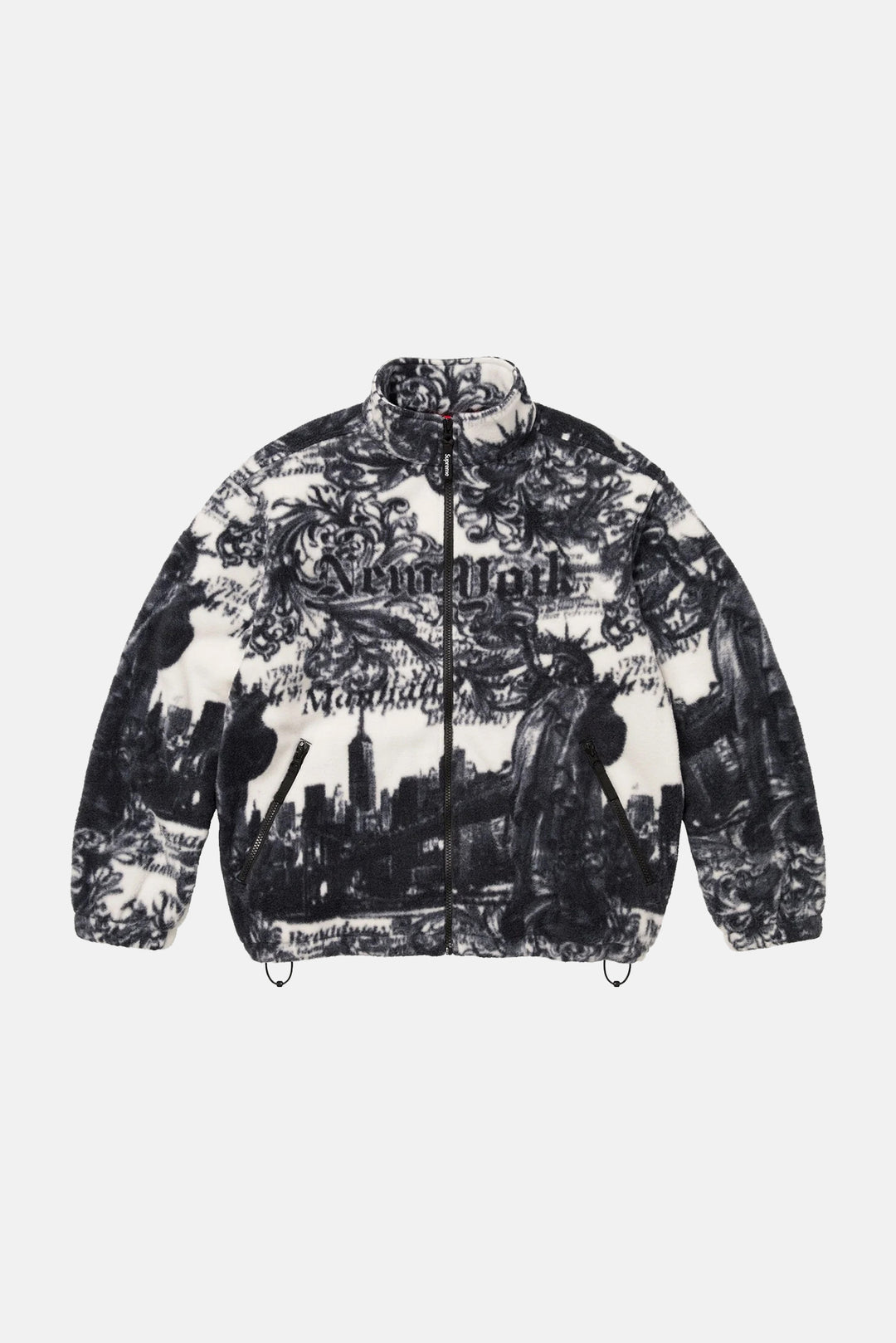 New York Fleece Jacket White