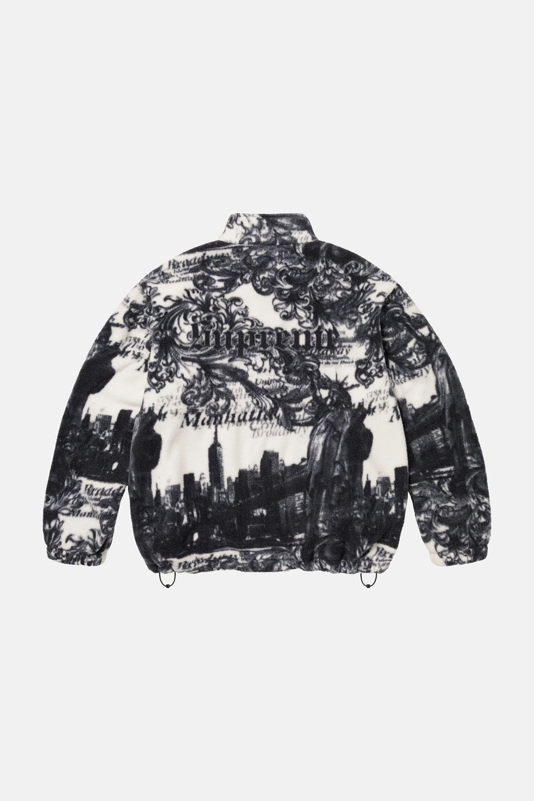 New York Fleece Jacket White