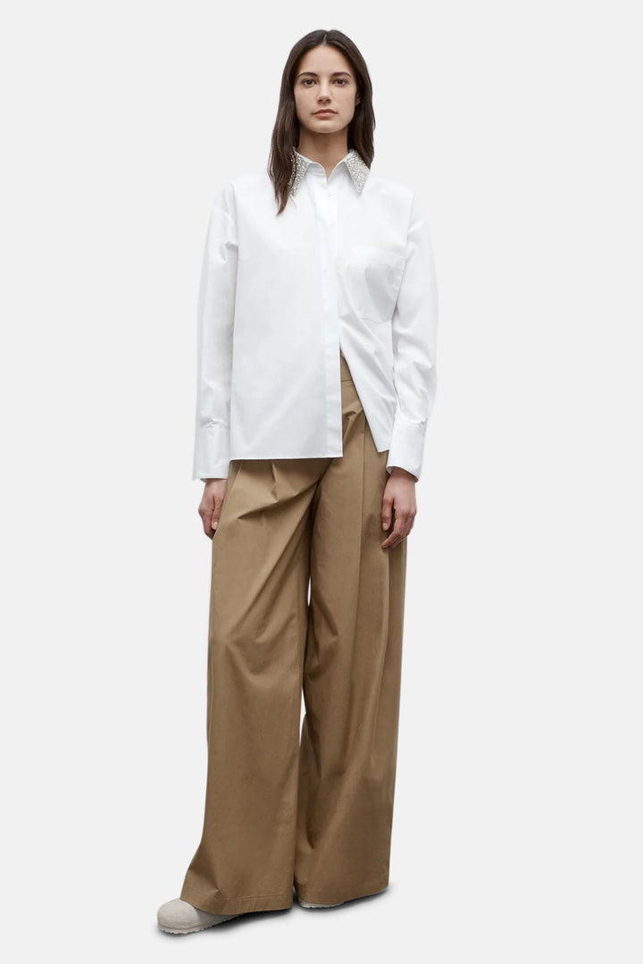 Next Didi Pant in Super Compact Poplin Kelp