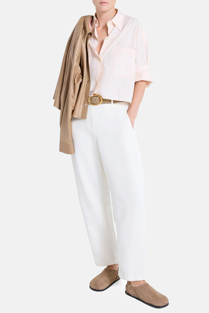 Next Ex Crop Shirt in Baby Pink