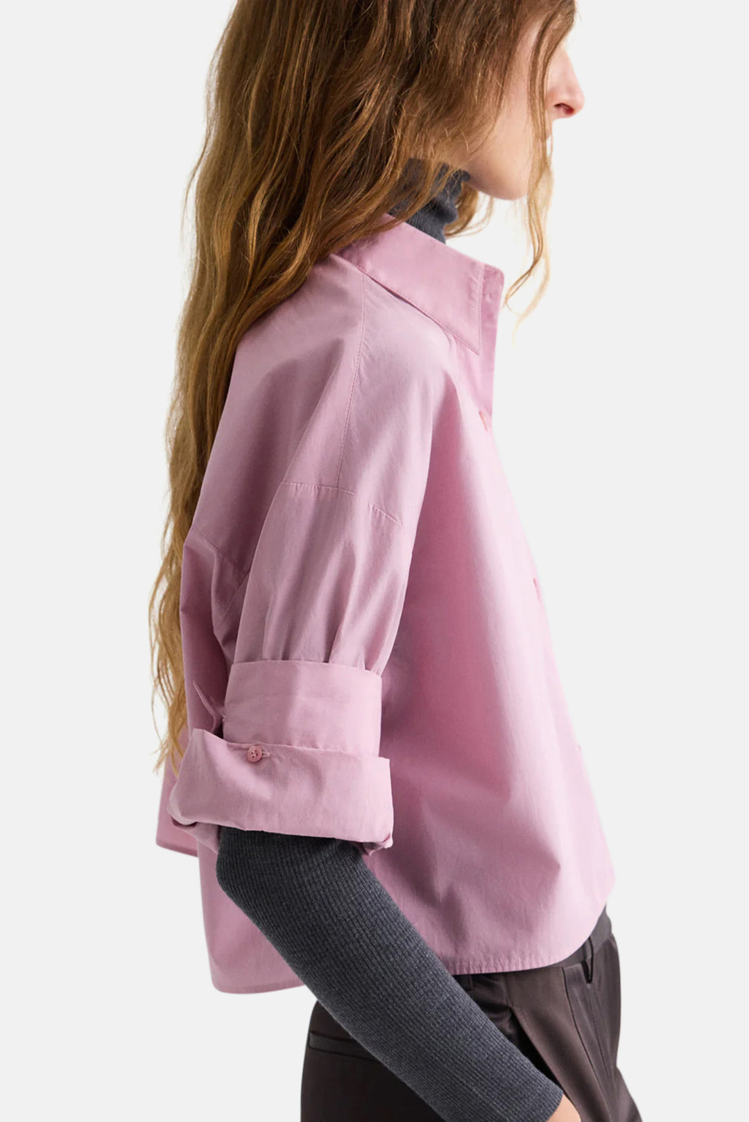 Next Ex Crop Shirt in Lilas