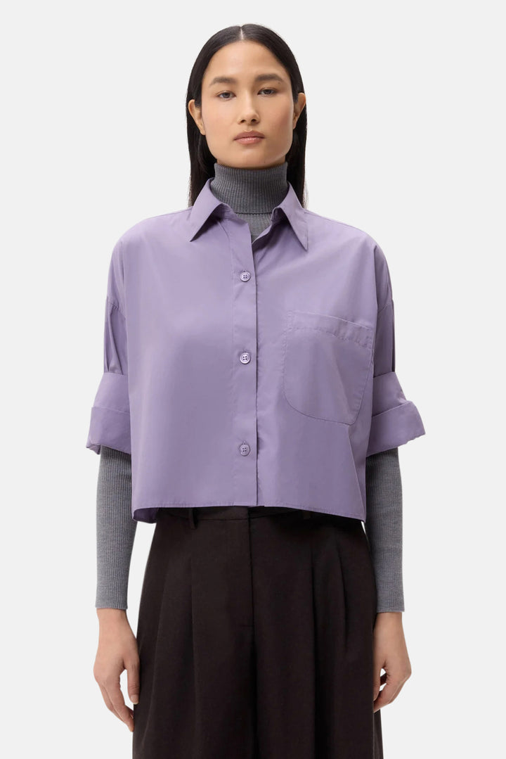 Next Ex Shirt Black Plum