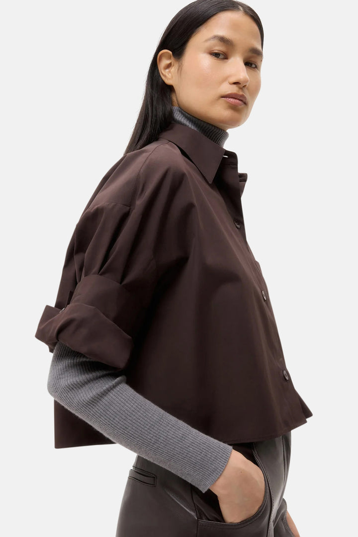 Next Ex Shirt Chocolate
