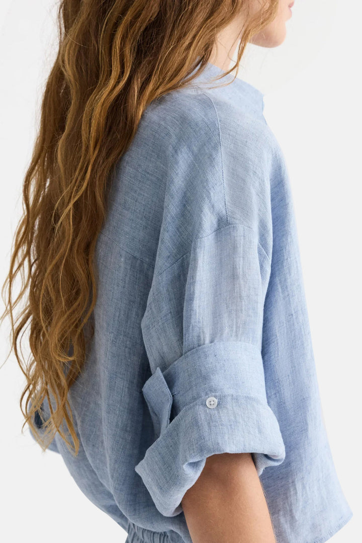 Next Ex Shirt in Delave Hemp Light Indigo