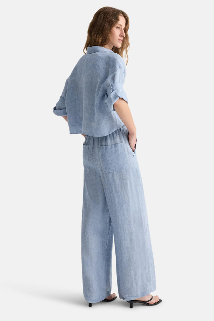 Next Ex Shirt in Delave Hemp Light Indigo