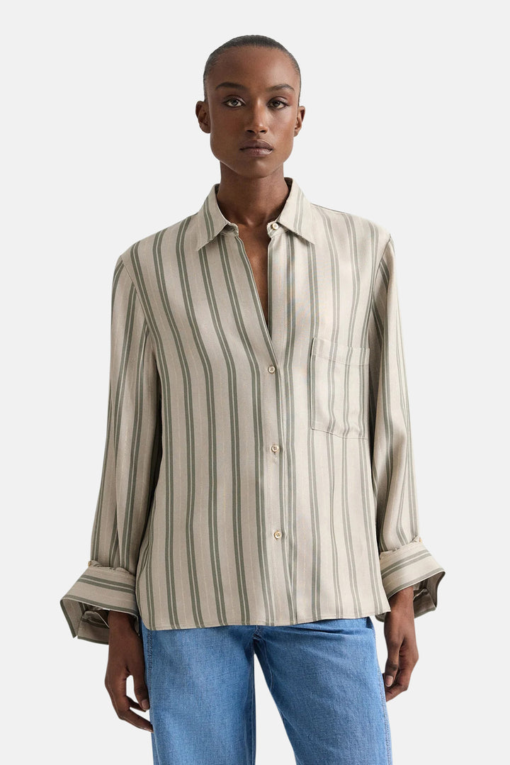 Next Morning In Viscose Ivory Green
