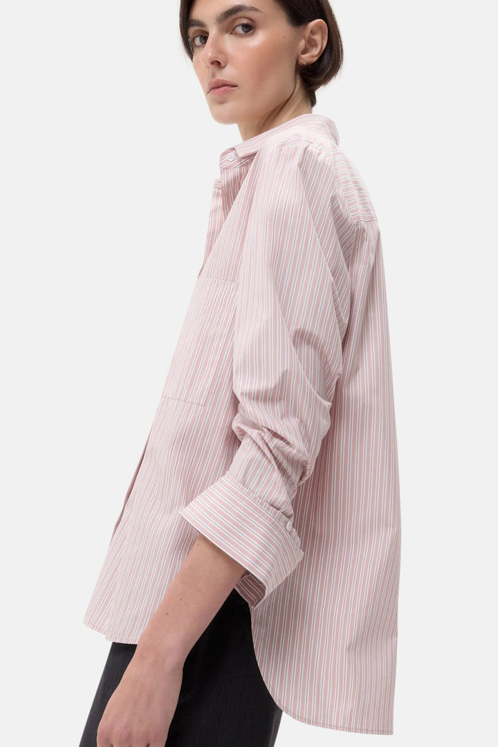 Next Morning Shirt in Spanish Villa/White Stripe