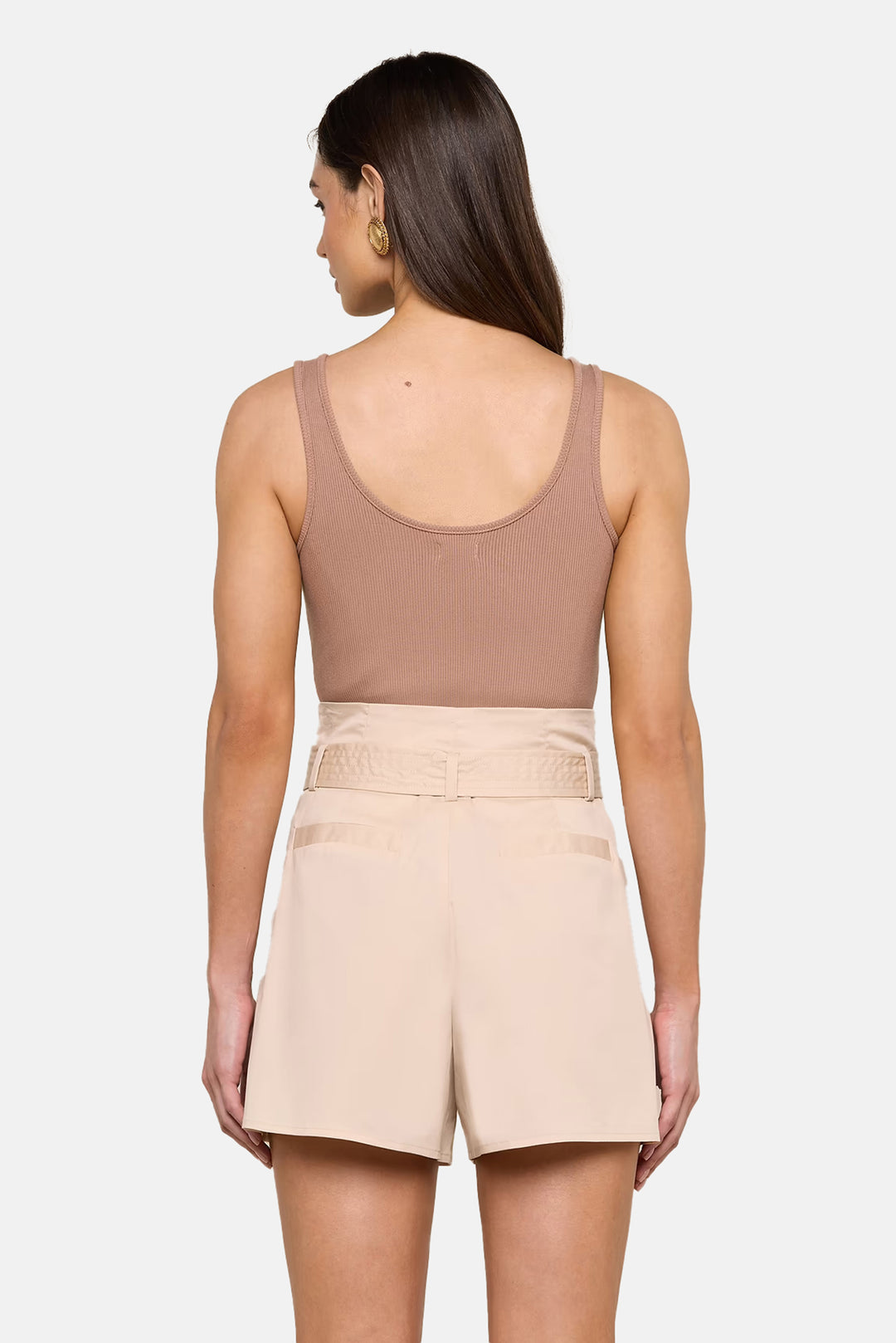 Nica Scoopneck Bodysuit Hazelnut