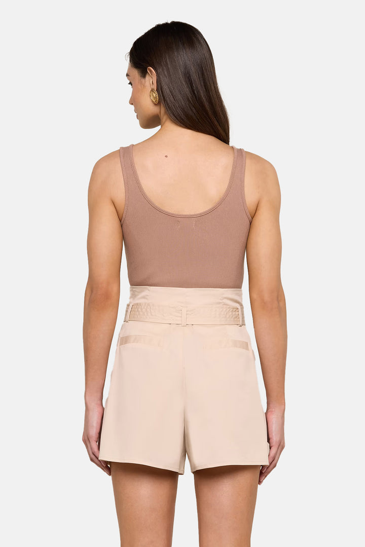 Nica Scoopneck Bodysuit Hazelnut