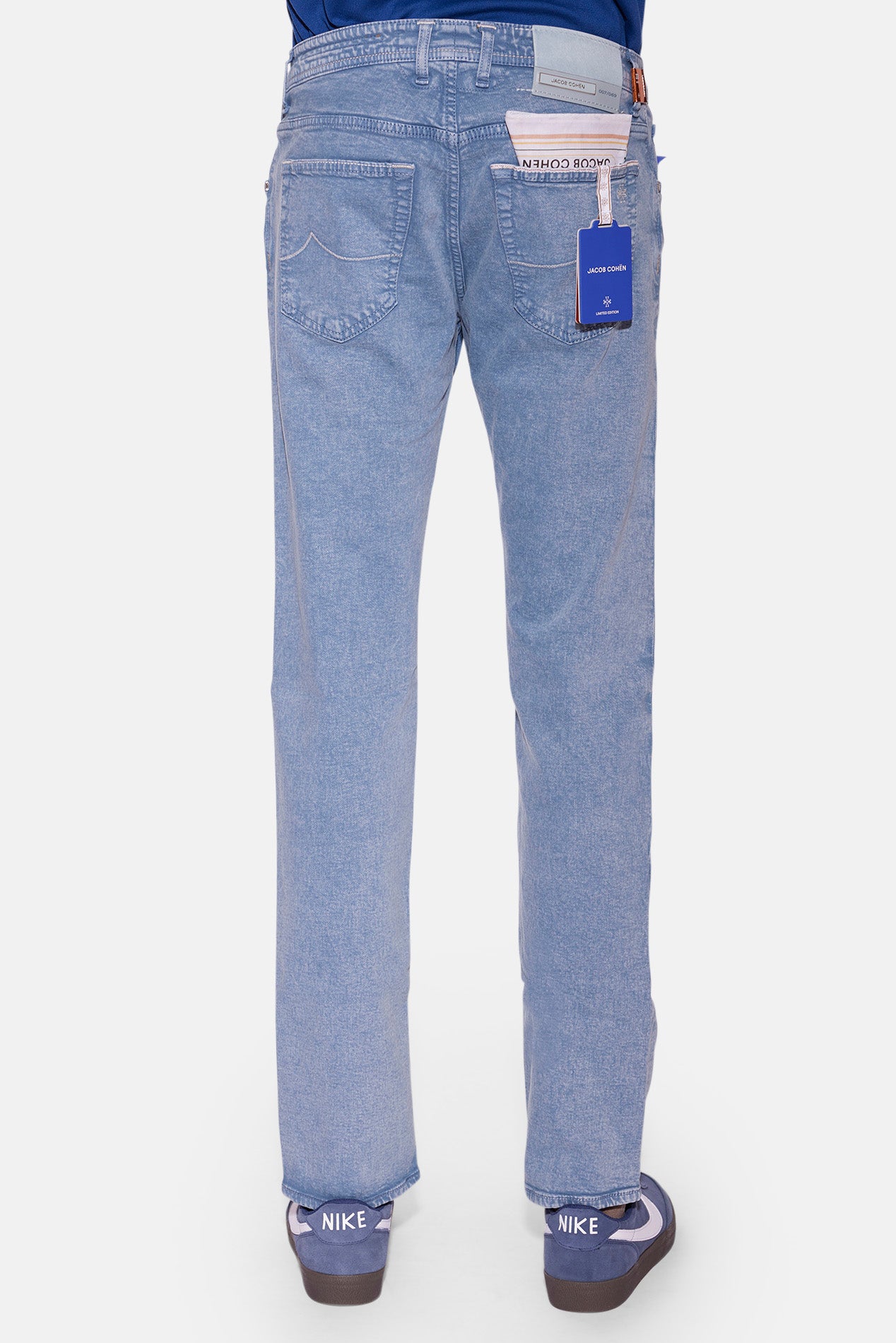 Jacob Cohen Nick 11OZ Limited Edition Selvedge Acid Wash Blue
