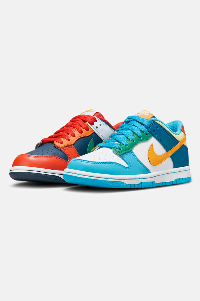 nike dunks multicolor