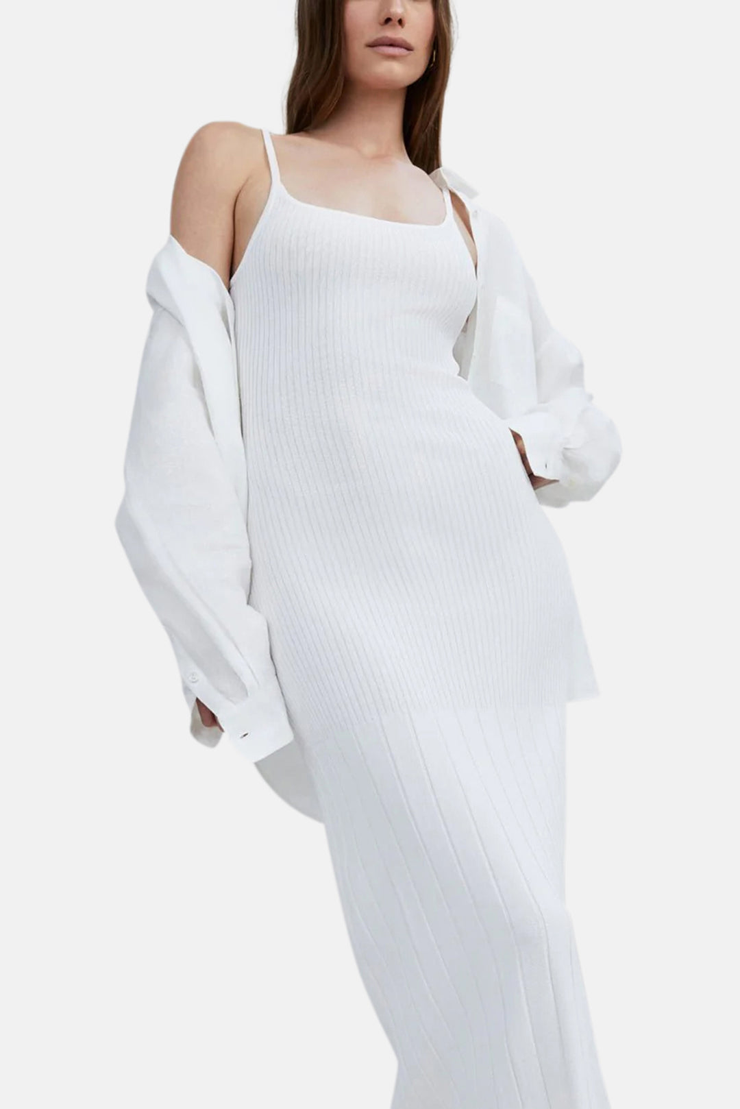 Noel Dress Optic White