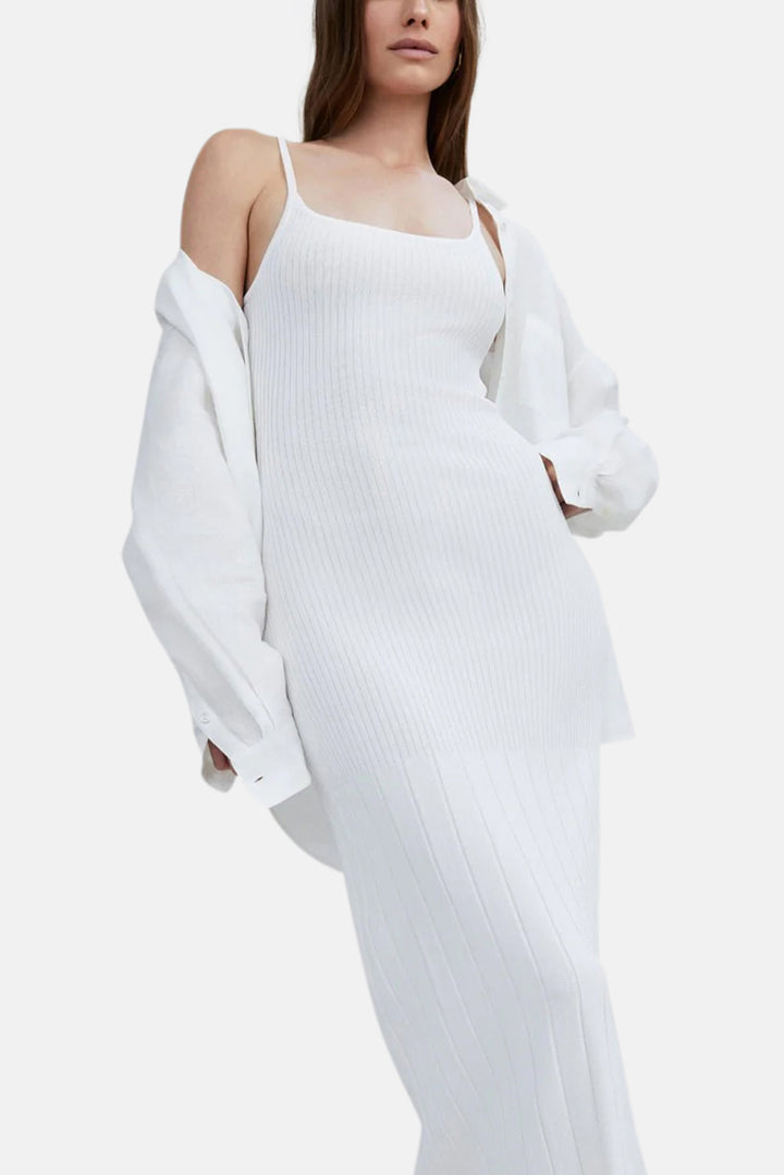 Noel Dress Optic White
