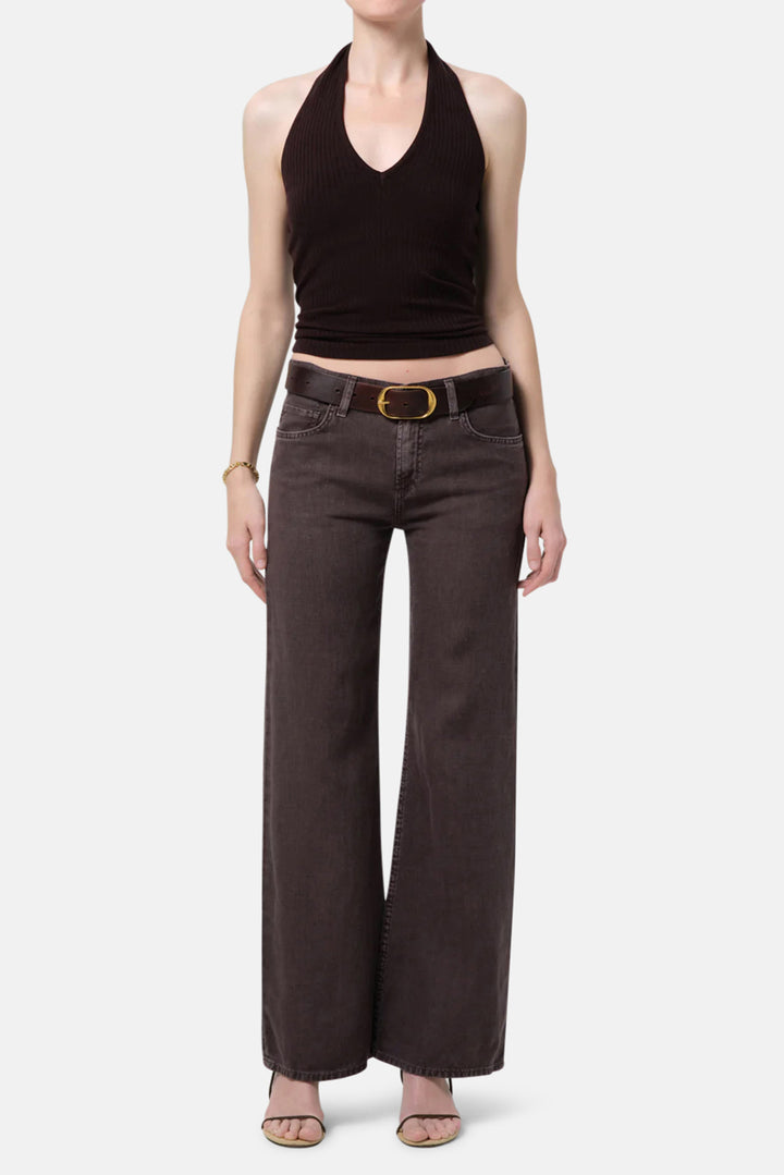 Nora Trouser Leg in Charcoal