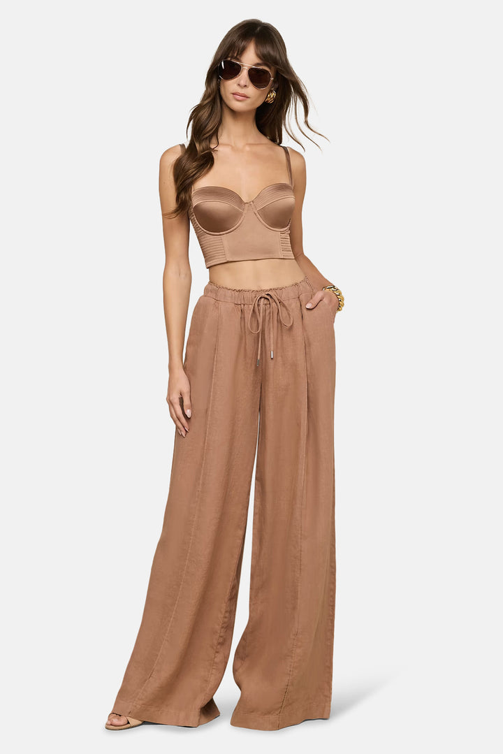 Nysa Bustier Top Mocha Tan