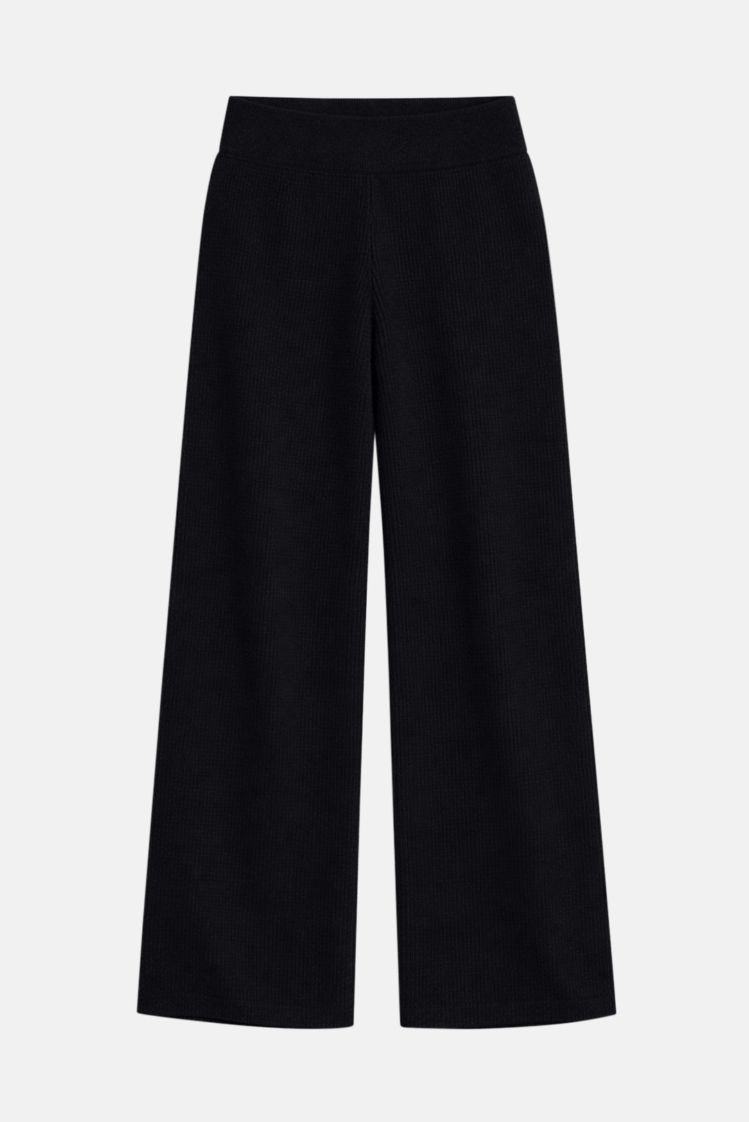 Kennedy Cashmere Waffle Pants Charcoal