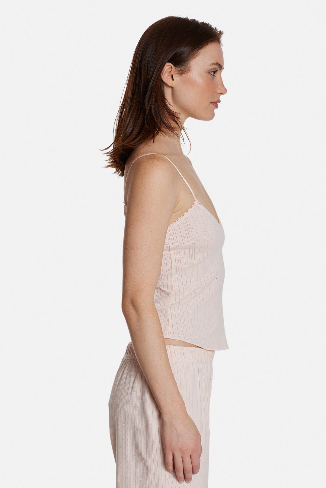 Pointelle Cami Pink