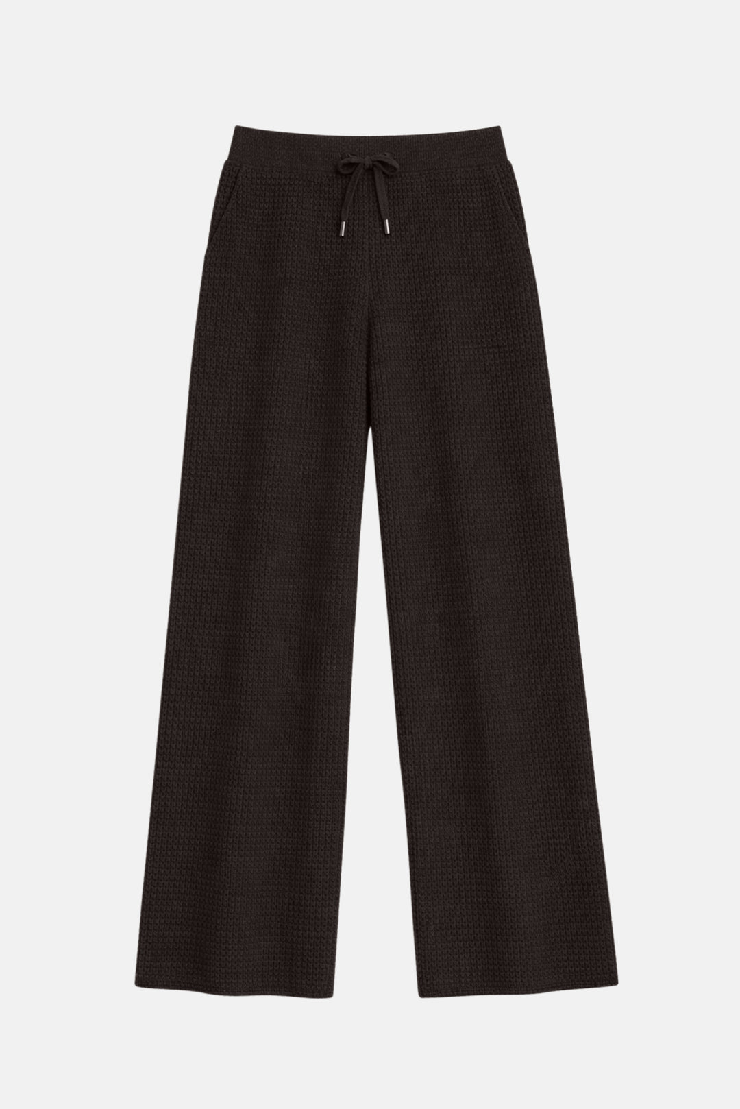 Kennedy Cashmere Waffle Pants Brown