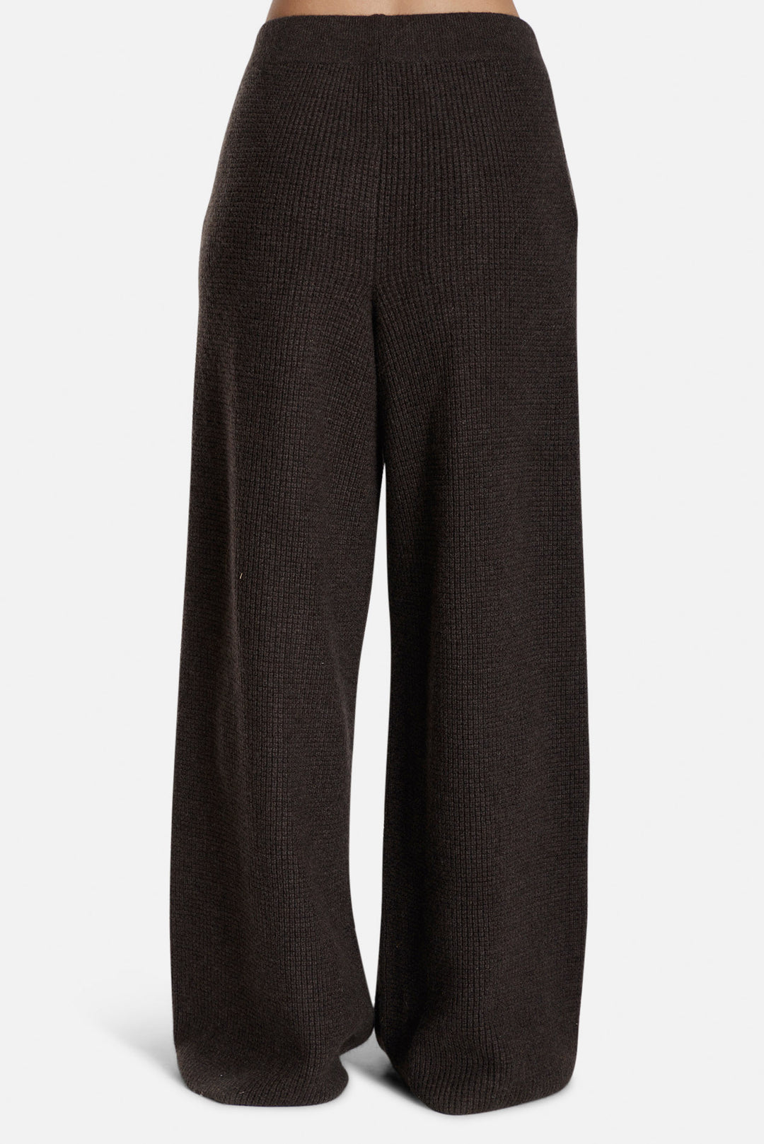 Kennedy Cashmere Waffle Pants Brown
