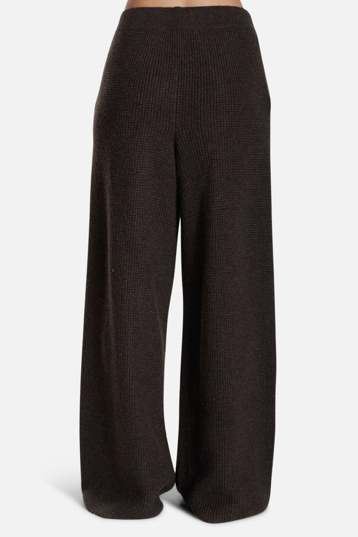 Kennedy Cashmere Waffle Pants Brown