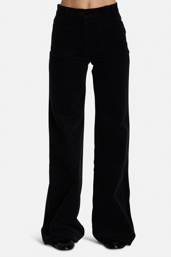 Florence Corduroy Pant Jet Black